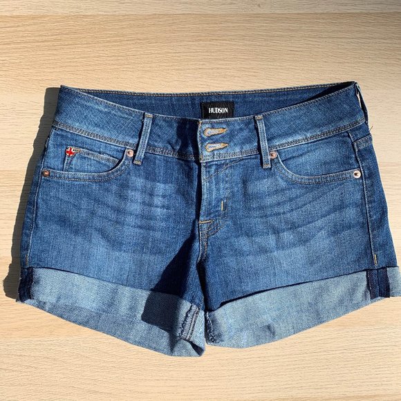 HUDSON Croxley Flap Pocket Jean Shorts - Picture 1 of 2